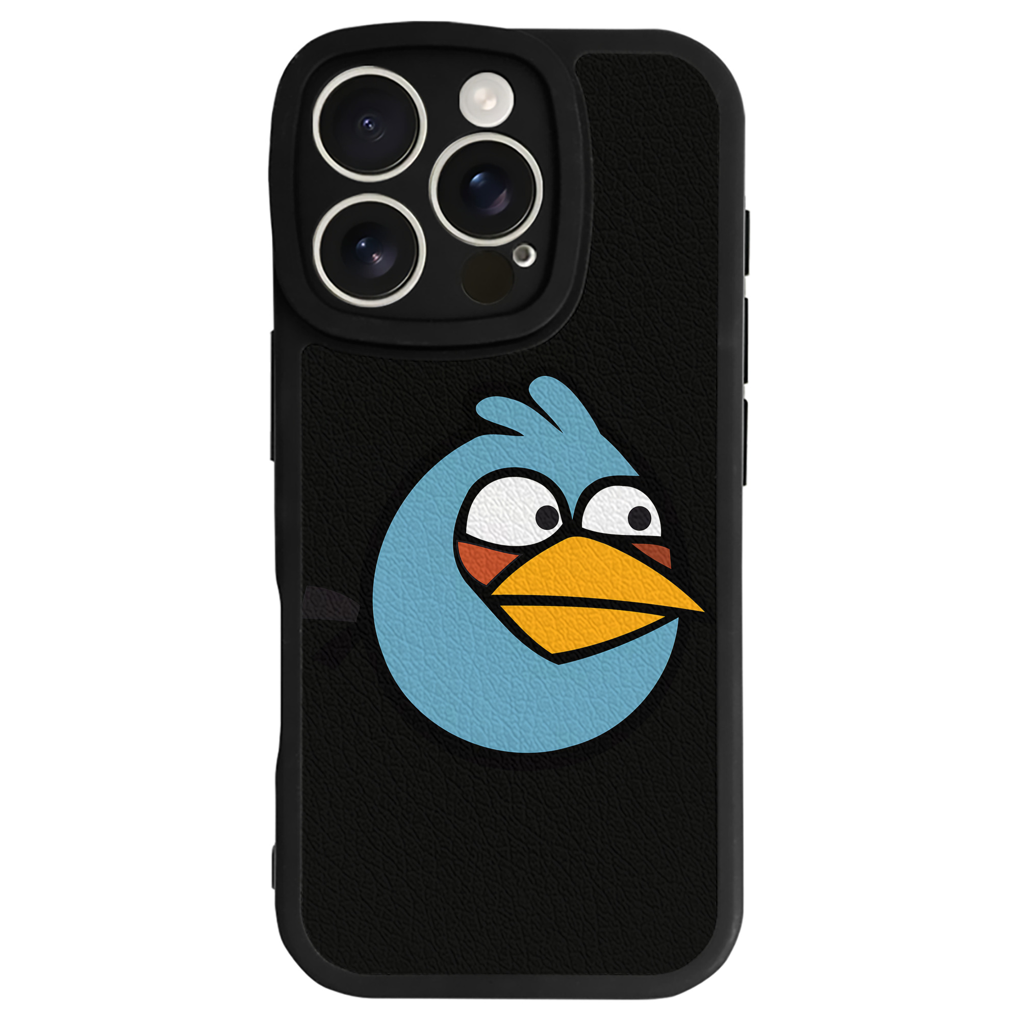 （画像用） Angry Birds アングリーバード 【iPhone 16シリーズ対応】シリコンスマホケース（レザー調） 材質：シリコン